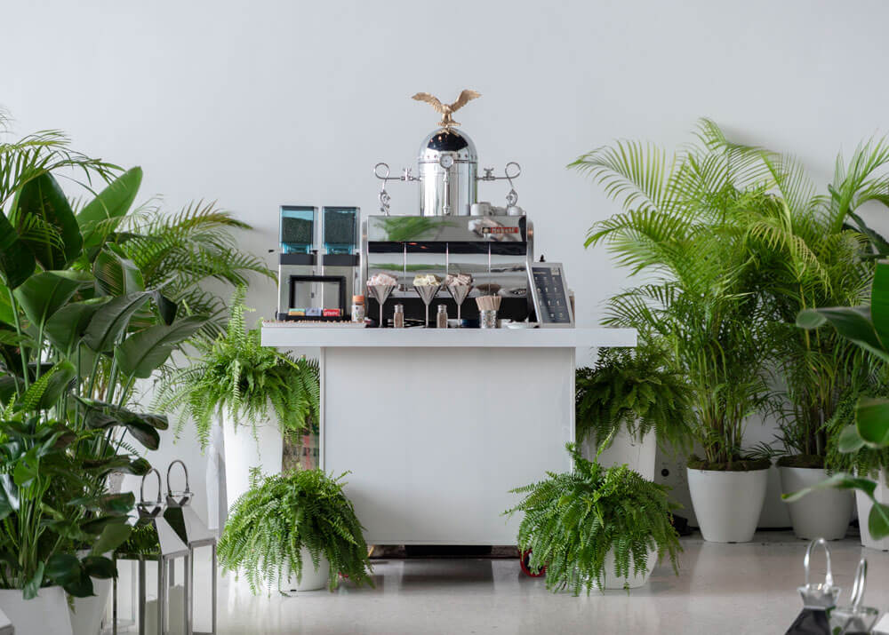 coffee and espresso bar rental Miami