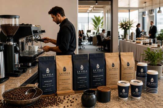 Commercial Coffee Distributors: How La Vela Coffee Powers Cafés, Offices & Catering Businesses