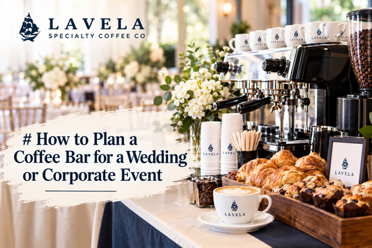 How to Plan a Coffee Bar for a Wedding or Corporate Event